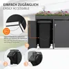 ML-Design Mülltonnenbox 4er mit Pflanzdach für 4 Produktbild-Vorschau 4