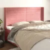The Living Store Kopfteil mit Ohren Rosa 163x16x118/128 cm Produktbild-Vorschau 2