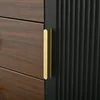 Televízna skrinka Merax z MDF s hnedým sklom, nízka Náhľad obrázku produktu 12