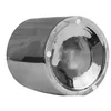 The bottom of a silver ceramic pot is shown, with three small white circular pads on the base. Produktbild-Vorschau