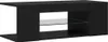 vidaXL TV-Schrank mit LED-Leuchten Schwarz 90x39x30cm Produktbild-Vorschau 3