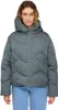 Mazine Damen Winterjacke Waves Quilt Short Puffer Jacket - bottle