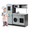 Kuchnia dla dzieci COSTWAY, kuchnia do zabawy z tablicą, Podgląd zdjęcia produktu 1
