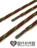 SNORS Sicherheitssenkel rund - DUNKELBRAUN / GRÜN - 5mm -  Produktbild-Vorschau 2