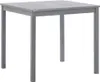 vidaXL Zahradní stůl šedý 80x80x74 cm z masivního dřeva Náhled obrázku produktu 5