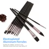 12 Stue ck Professionelle Pinsel Nylon Haar Zarte Holzgriff Produktbild-Vorschau 7
