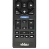 A close-up shot of a black remote control against a white background. Produktbild-Vorschau