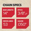 OREGON 3/8"/1,3mm Schneidekette - 52 Glieder - TWINPACK - 2 Produktbild-Vorschau 4