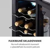 Klarstein vinotéka, slim, 1 zóna, sklenené dvere, UV Náhľad obrázku produktu 7