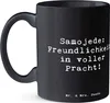 Mr. & Mrs. Panda Tasse Spruch Samojede Freundlichkeit - Produktbild-Vorschau 2