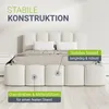 Juskys Polsterbett Catania - Bubble Design - 180 x 200 cm - Produktbild-Vorschau 6