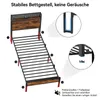 Bett 90 x 200 cm, Bettgestell mit Stauraum-Kopfteil & Produktbild-Vorschau 9