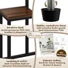 TTL HOME Blumenständer SCALA 3 Ebenen Metall schwarz 68cm Produktbild-Vorschau 4