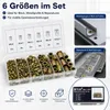 Bituxx 150 tlg. Nietmuttern Set Nieten Flachkopfnieten Produktbild-Vorschau 6