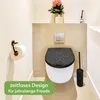 WC Sitz D-Form Schwarz mit Absenkautomatik Motiv Black Produktbild-Vorschau 5