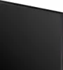A close-up view of the corner of a black television screen. Produktbild-Vorschau