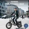 A man rides an electric bike down a city street. Produktbild-Vorschau