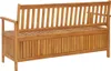 vidaXL Gartenbank mit Stauraum 148 cm Massivholz Akazie Produktbild-Vorschau 3