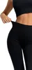 Damen Leggings Sportlich Hohe Taille Blickdicht Gerippt Produktbild-Vorschau 3