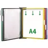 tarifold Wand-Sichttafelsystem 424109 DIN A4 farbsortiert Produktbild-Vorschau 1