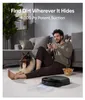 A man and his dog are relaxing on the floor while a robot vacuum cleaner operates nearby. Náhled obrázku produktu