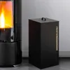 Aga Pelletbox mit Rollen und Tankdeckel 36x36x52 cm Schwarz Produktbild-Vorschau 2