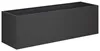 vidaXL Jardinières pour plantes, lot de 2, noir, 100 x 30 x Voir les images du produit 3