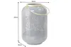 riess-ambiente Deko Windlicht CANDLELIGHT 30cm grau Metall Produktbild-Vorschau 11