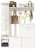 Merax Garderobenset, Wandgarderobe mit Haken, Produktbild-Vorschau 8