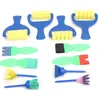 Schwamm Malerei Pinsel,Kinder malen Pinsel Set,Schwamm Produktbild-Vorschau 7