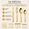 24-dielna súprava príborov z nehrdzavejúcej ocele pre 6 Náhľad obrázku produktu 2
