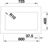 BLANCO SUBLINE 350/350-U, Schrankwaschbecken, Silgranit, Produktbild-Vorschau 5
