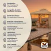 CASARIA® Pavillon Lorca 3x3m Metall Wasserabweisend Produktbild-Vorschau 9