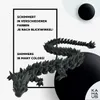 Dekofigur Drache 3D Schwarz 30 cm – Detailreiche Produktbild-Vorschau 3