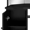"2026 Aktion" Eck-Schminktisch mit LED Schwarz 111x54x141,5 Produktbild-Vorschau 8