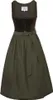 Dirndl Emmering 70cm Länge olive 34 Produktbild-Vorschau 1