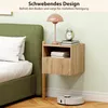 HOMCOM Nachttisch Hängend Beistelltisch mit Schublade, Produktbild-Vorschau 5