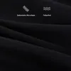 A close-up of black fabric with icons and text indicating product features. Produktbild-Vorschau