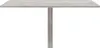 A gray table with a central pedestal leg, set against a white background. Náhled obrázku produktu