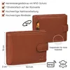 Leder Geldbörse Herren Portemonnaie RFID Querformat Produktbild-Vorschau 3