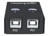 MANHATTAN Umschalter USB 2.0 2-Port  schwarz Anteprima dell’immagine prodotto 4