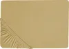 BELIANI Napínací prostěradlo olivově zelené 160 x 200 cm Náhled obrázku produktu 1