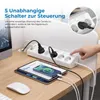 Steckdosenleiste, Steckdosenadapter, EU Steckdose, 5 Fach Produktbild-Vorschau 3