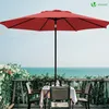VOUNOT® Sonnenschirm für Balkon, 270 cm, Knickbarer Produktbild-Vorschau 4