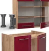 Küchenzeile Vicco Fame-Line Bordeaux Hochglanz/Goldkraft Produktbild-Vorschau 5