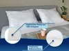 2er Set Kopfkissen, Dekokissen, 60x80 cm, 100% Polyester Produktbild-Vorschau 2