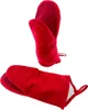 Hitzebeständige Ofenhandschuhe bis 250 °C – Rot – 30 x 14 Produktbild-Vorschau 1