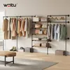 WOLTU Kleiderstange Wandmontage, aus industriellen Metall, Produktbild-Vorschau 2