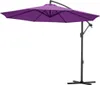 Sunula Ampelschirm 300 cm für Garten Balkon Terrasse, Lila Produktbild-Vorschau 1