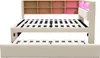 Merax Tagesbett Schlafsofa 140x200cm mit LED-Leuchten und Produktbild-Vorschau 7